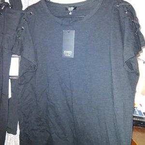 Mid Summer Sale Jone New York Tie Up Sleeve Tshirt